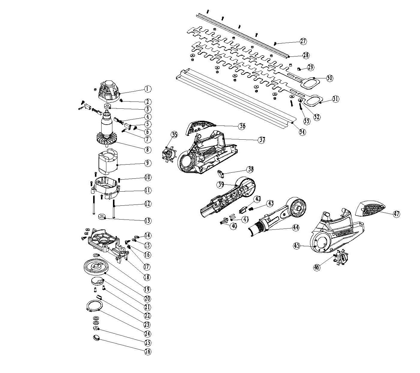 spear and jackson electric hedge trimmer