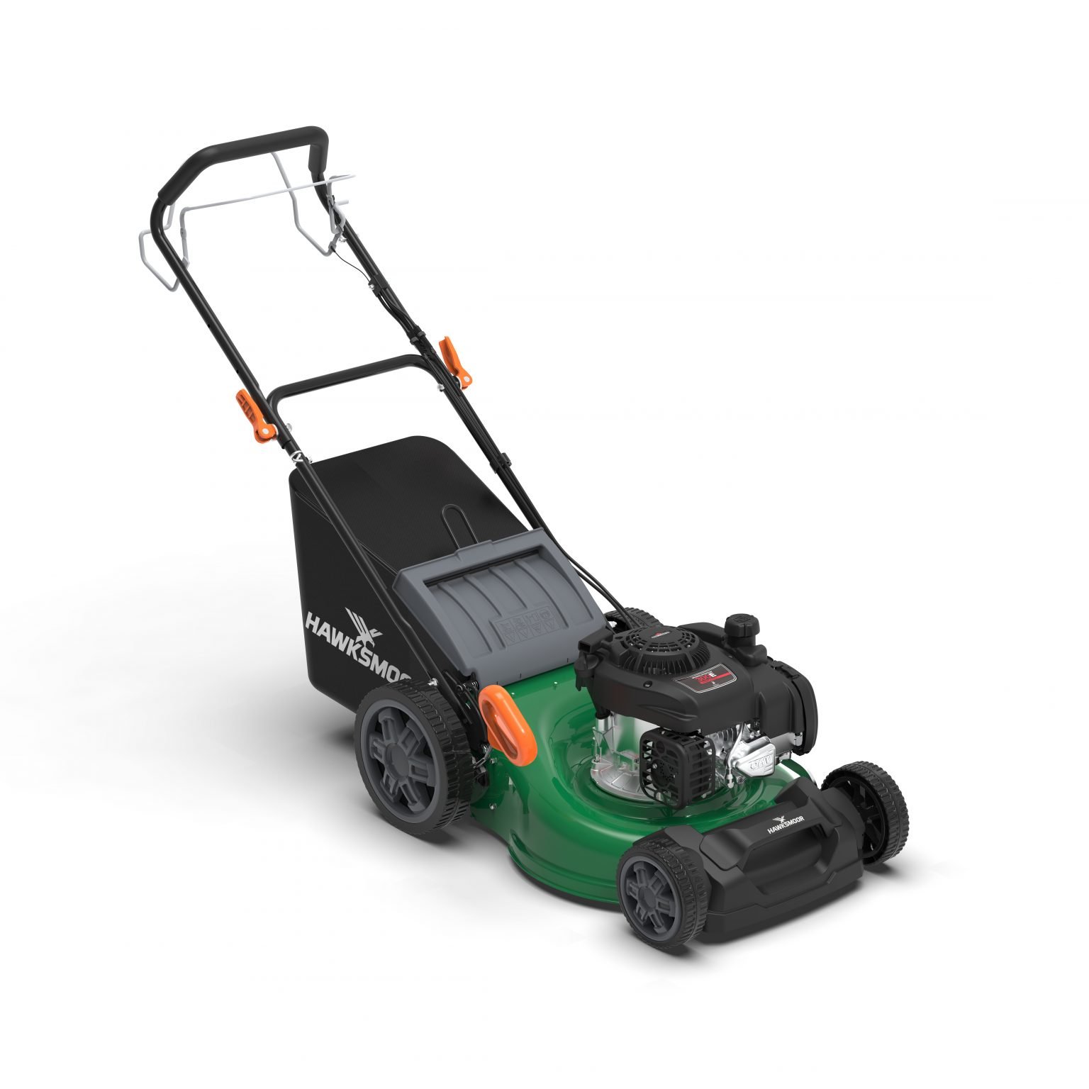 HAWKSMOOR 125CC 46CM SELF PROPELLED PETROL LAWNMOWER WITH
